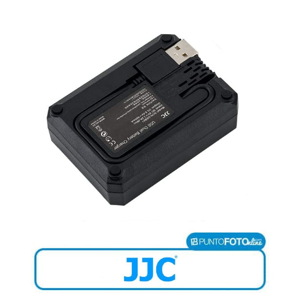JJC Caricabatteria USB Doppio per Panasonic DMW BLF19 JJC Caricabatteria USB Doppio per Panasonic DMW BLF19